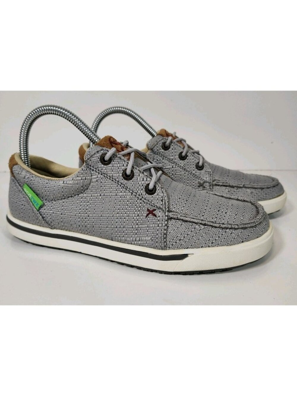 Twisted X Hooey Lopers Eco TWX Shoes Men's 6.5 Light Gray WHYC009 Casual